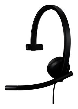Logitech Logitech H570e - Headset - On-Ear - kabelgebunden On Ear headset    Zwart