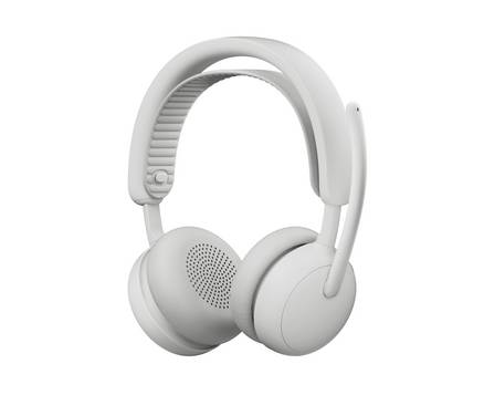Logitech LOGI Zone Wireless 2 ES for B Off-White On Ear koptelefoon  Bluetooth  Wit  Hoofdband