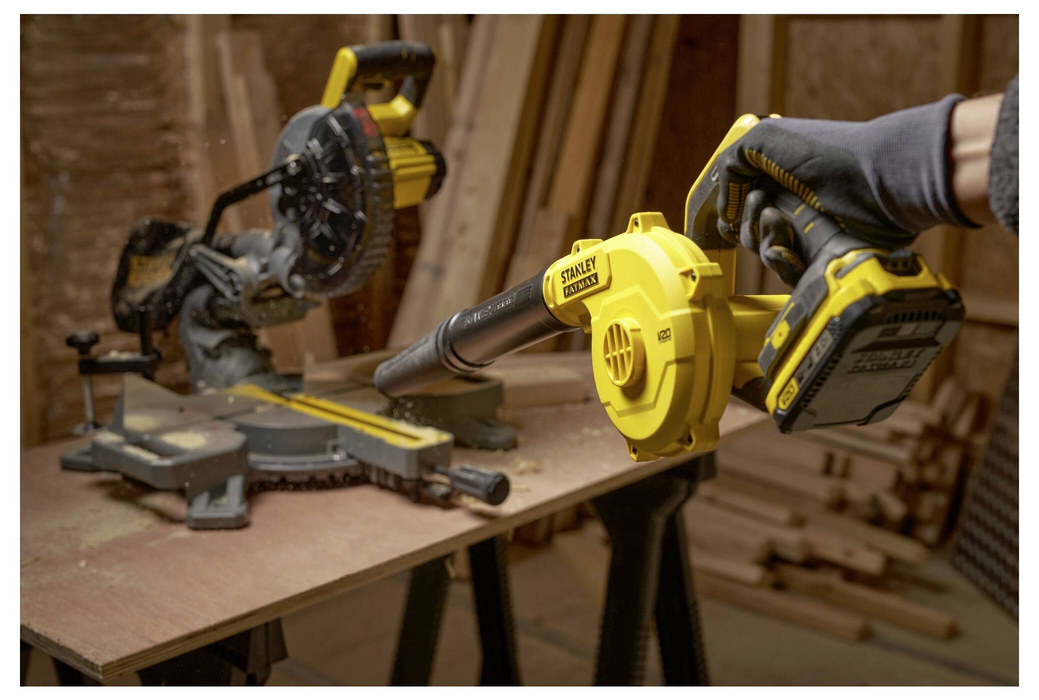 STANLEY V 20 Accubladblazer Accu 18 V Zonder accu, Zonder lader-14