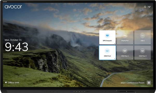 Avocor Avocor AVG-7560 - 190 cm (75") Diagonalk Digital Signage display  190.5 cm 75 inch 3840 x 2160 Pixel