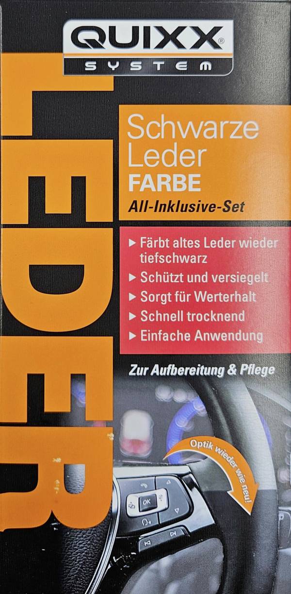QUIXX SYSTEM  006181:QUIXX Zwarte leren kleur all-inclusive set 1 stuk(s)