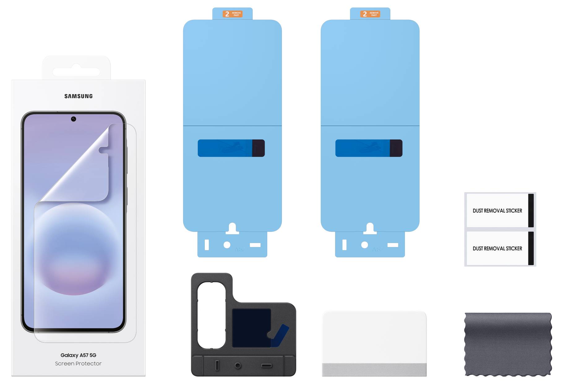 Samsung EF-UA576CTEGWW Screenprotector (glas) Samsung Galaxy A57 5G 1 stuk(s)-1