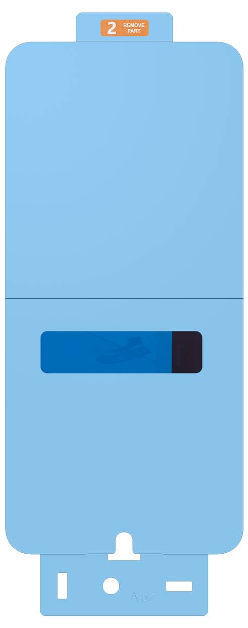 Samsung EF-UA576CTEGWW Screenprotector (glas) Samsung Galaxy A57 5G 1 stuk(s)-2