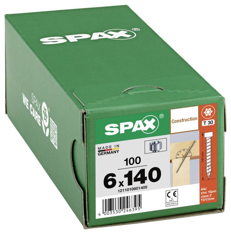 SPAX 1211010601405 Cilinderkopschroeven assortiment 6 mm 140 mm T-STAR plus Staal 100 stuk(s)-5