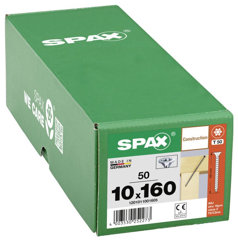 SPAX 1201011001605 Verzinkkopschroef 10 mm 160 mm T-STAR plus Staal 50 stuk(s)-5
