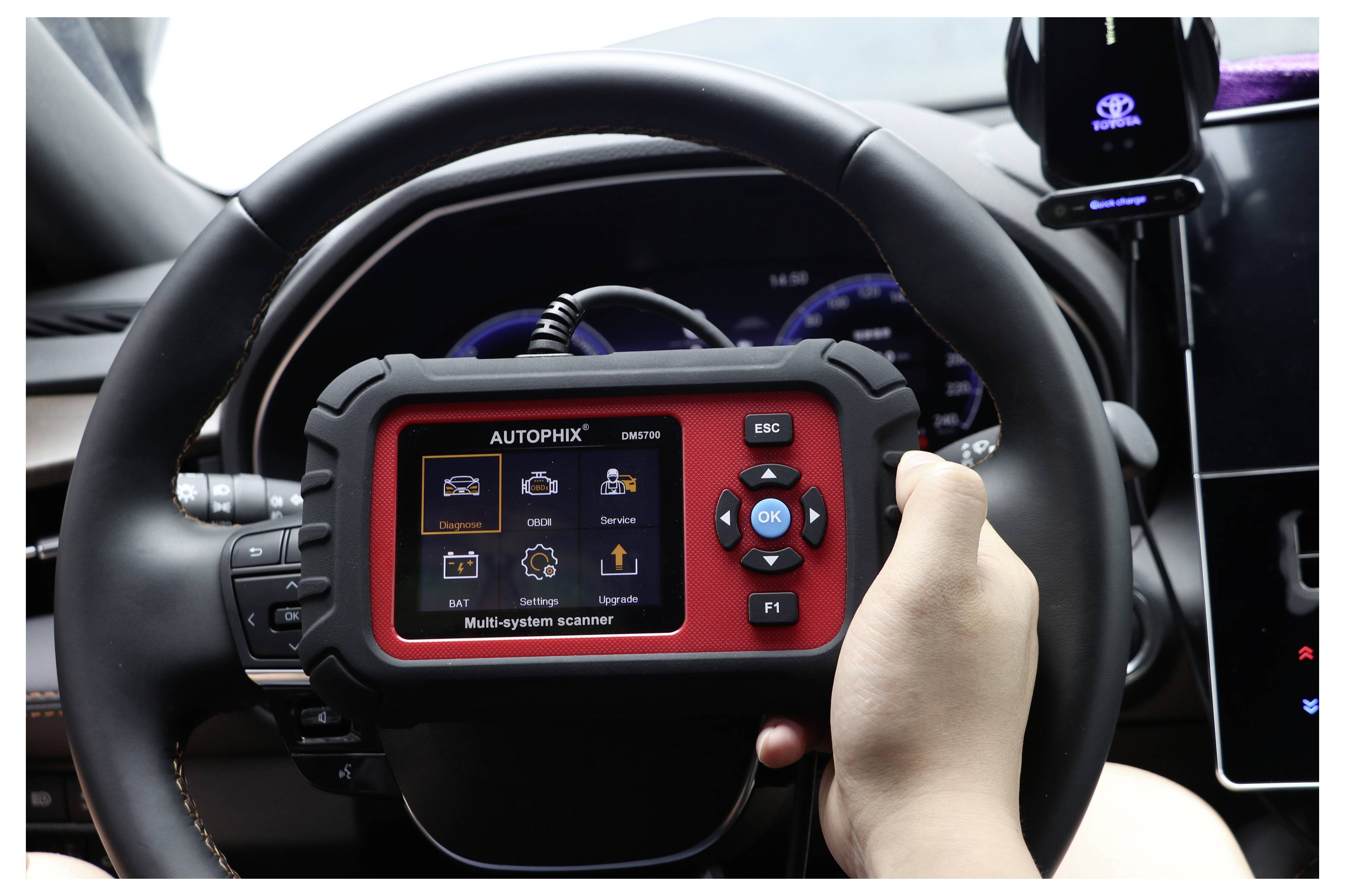 Autophix OBD II diagnosetool Geschikt voor (automerken): Acura, Audi, BMW, BMW (Motorrad), Smart, Mercedes Benz, MINI, R-3