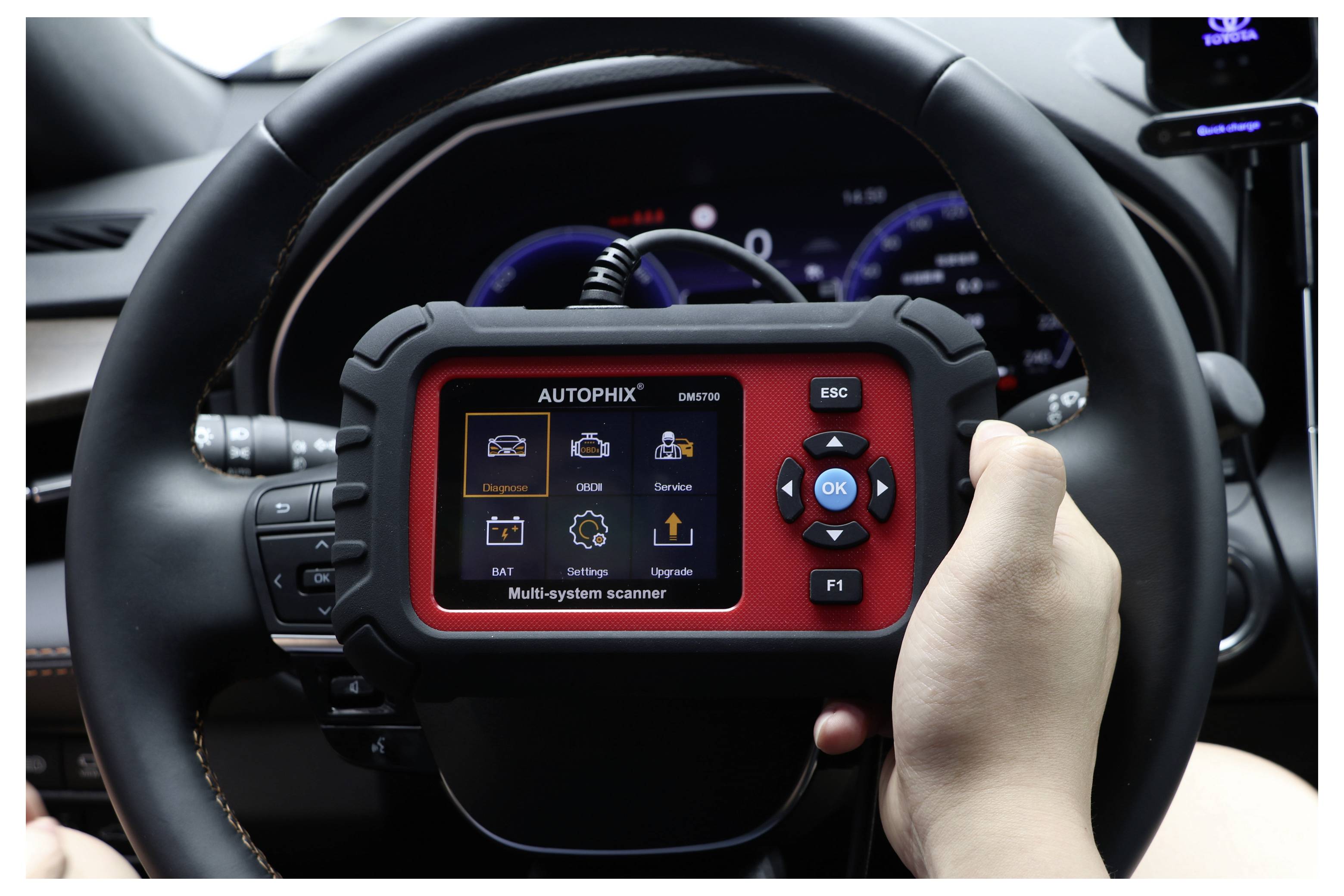 Autophix OBD II diagnosetool Geschikt voor (automerken): Acura, Audi, BMW, BMW (Motorrad), Smart, Mercedes Benz, MINI, R-4
