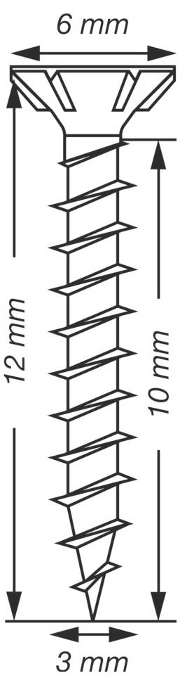 SPAX 1191010300125 Verzinkkopschroef 3 mm 12 mm T-STAR plus Staal 1000 stuk(s)-2