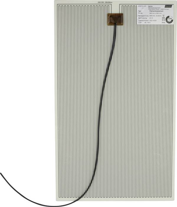 Thermo TECH Folie Verwarmingsfolie  230 V/AC, 230 V/DC 20 W Beschermingsklasse IPX4 (l x b) 500 mm x 300 mm
