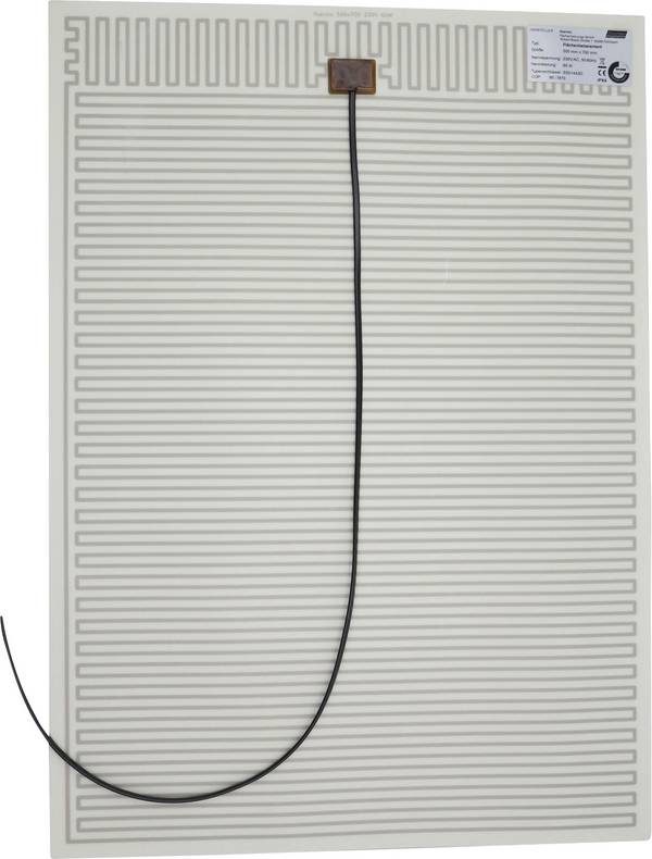 Thermo TECH Verwarmingsfolie 230 V/AC, 230 V/DC 60 W Beschermingsklasse IPX4 (l x b) 700 mm x 500 mm