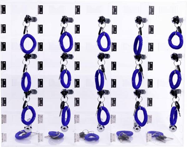 magnetoplan Smartphone Storage 1231651 Kast 180 x 530 x 425 x 425 Agaatgrijs  Transparant 1 stuk(s) Piece