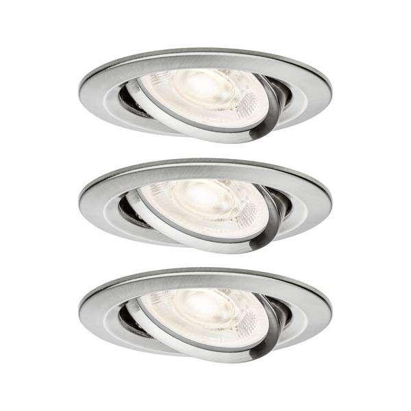 Paulmann 92272 Nova LED-inbouwlamp   LED GU10 4.9 W IJzer (geborsteld)