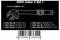 Productlabel voor '6004 Joker 6 Set 1' sleutelset, met afbeelding van verstelbare sleutel, groottebereik, code 05 20111 001, en streepjescode.