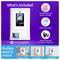 HP Sprocket Photobooth pakketinhoud en montageoptie, met daarin de photobooth-apparaat, 3x4 ZINK Zero Ink Startersset 10-pack, snelstartgids, stekker en tafelblad-, deur- of wandmontage.