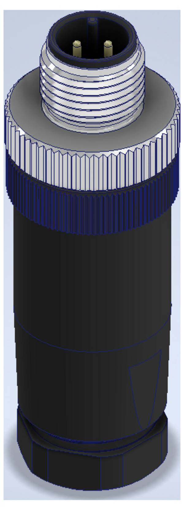 W & P Products 94630 Sensor/actuator connector M12 Aantal polen (sensoren): 4 Stekker, recht 1 stuk(s)