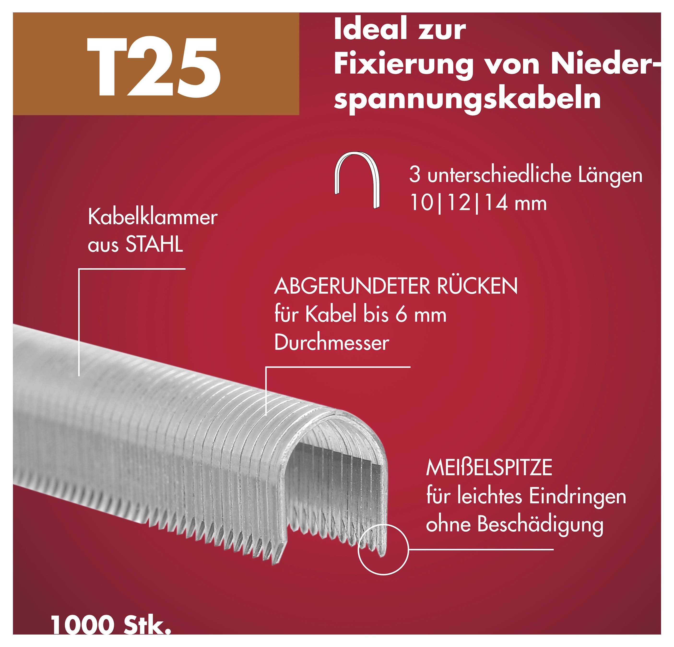 Arrow Tool Group 819486 Kabelklem Kabelhouder 1000 stuk(s)-2