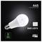 Productafbeelding van een A65 thermoplastische LED-lamp met E27-fitting, gelabeld met 'SMD LED'S' en 'CREE LED powered'.
