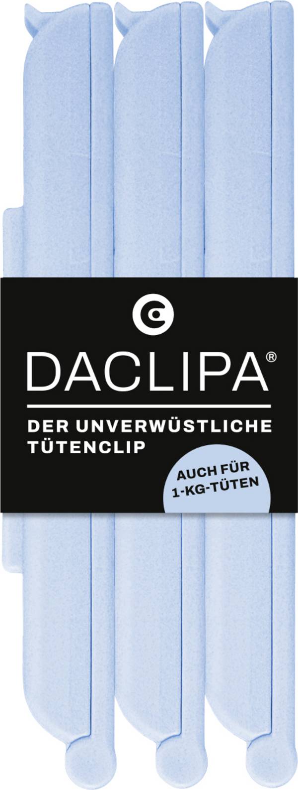 DACLIPA 4170000254492 Tütenclip 3 in 1 ijsblauw