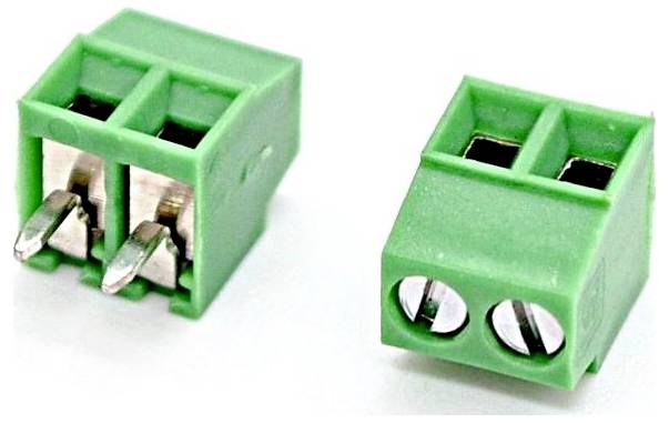 euroclamp MV132-3,5-V-L Printklem Aantal polen 2 Groen 1 stuk(s)-0