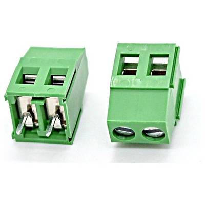 euroclamp MV252-5,08-V Printklem Aantal polen 2 Groen 1 stuk(s)-0