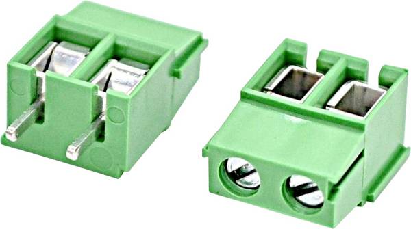 euroclamp MVES152-5,08-V Printklem Aantal polen 2 Groen 1 stuk(s)