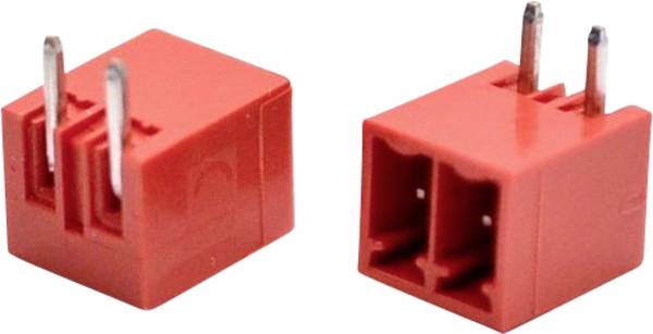 euroclamp PV02-3,5-H-P-RD Printklem Aantal polen 2 Rood 1 stuk(s)