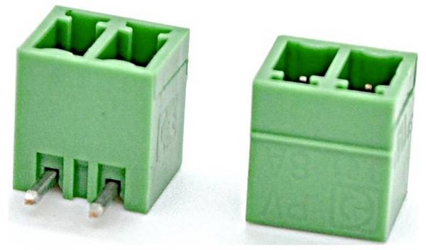 euroclamp PV02-3,81-H-P Printklem Aantal polen 2 Groen 1 stuk(s)