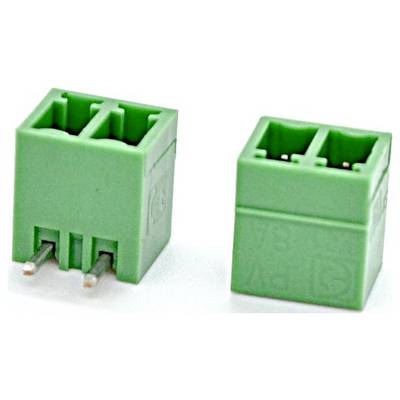 euroclamp PV02-3,81-H-P Printklem Aantal polen 2 Groen 1 stuk(s)-0