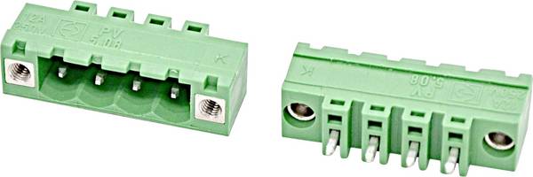 euroclamp PV04-5,08-V-K Printklem Aantal polen 4 Groen 1 stuk(s)