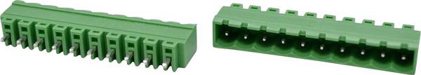 euroclamp PV10-5,08-V-P Printklem Aantal polen 10 Groen 1 stuk(s)