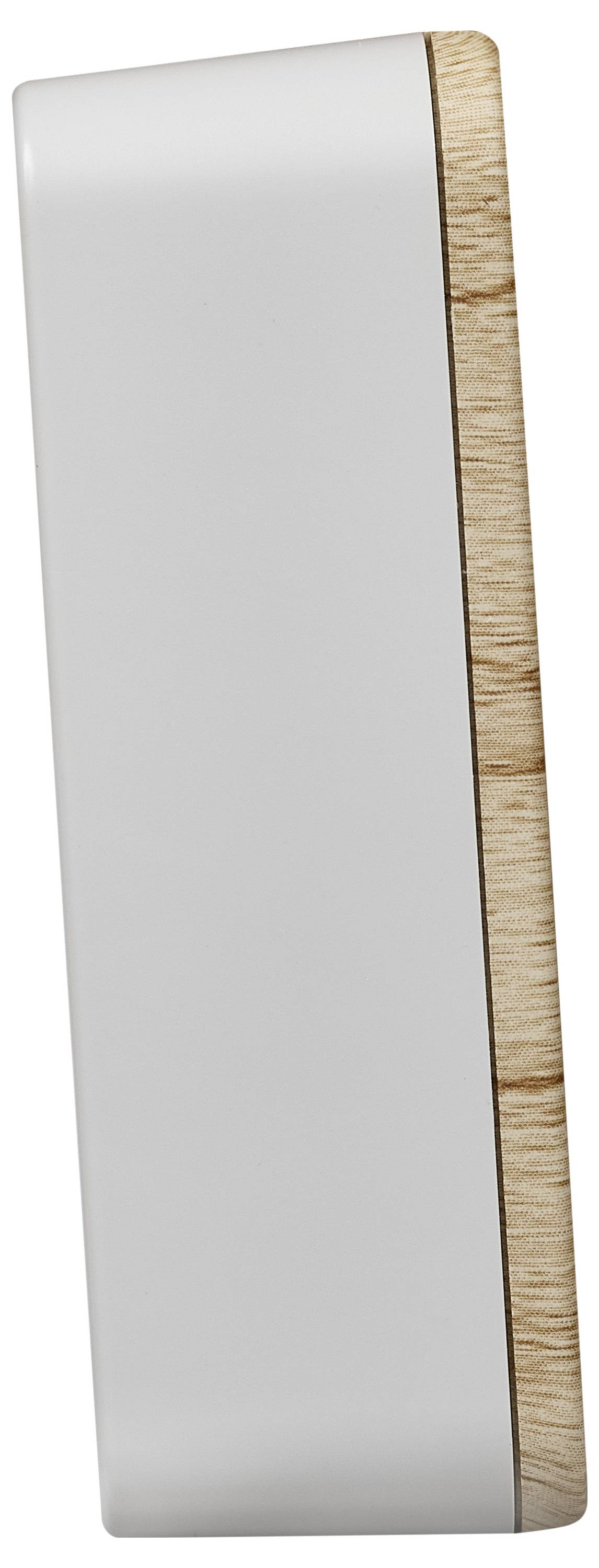 TFA Dostmann 60.2567.08 Wekker Zendergestuurd Hout, Bruin Alarmtijden 1-3