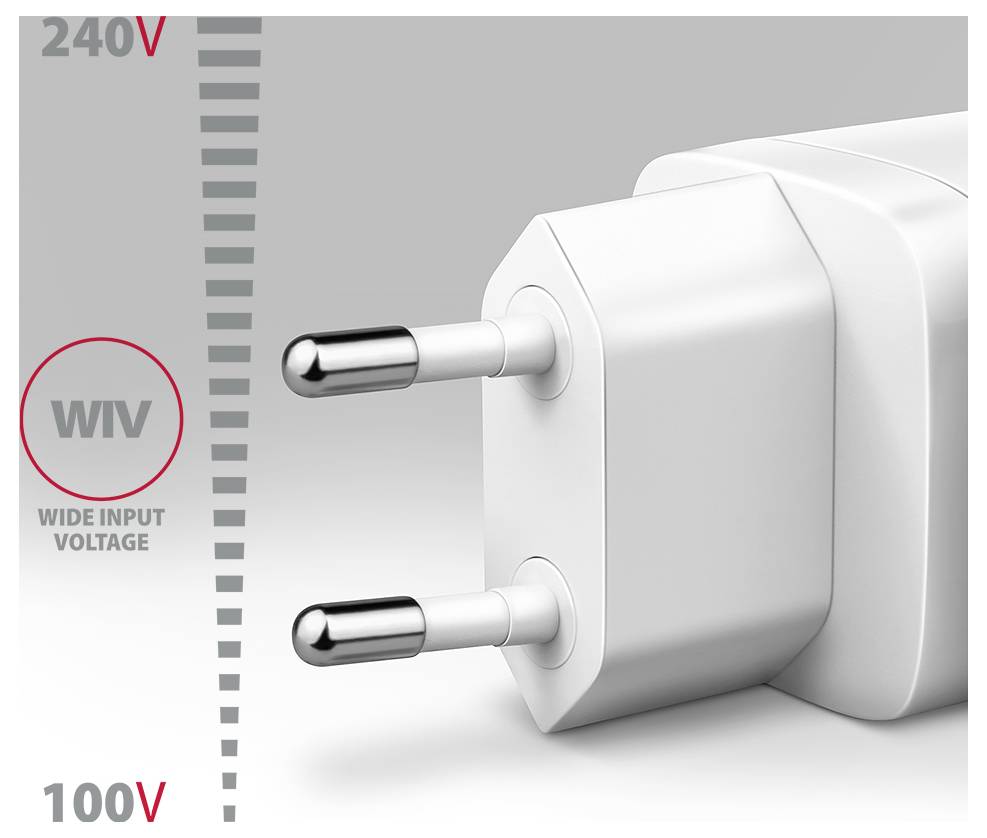 AXAGON USB-oplader 20 W USB-C bus (Power Delivery) QC 3.0, QC 4+, Quick Charge 4.0, Quick Charge 3.0, Smart IC, Adaptive-2