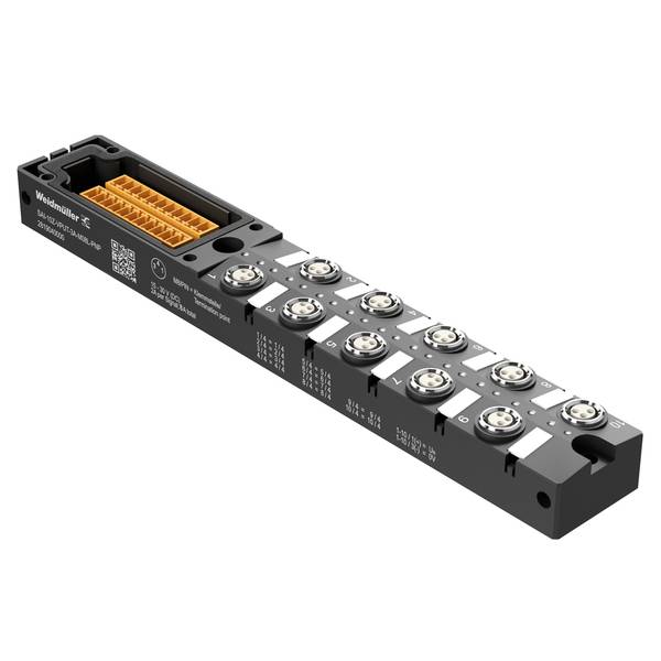 Weidmüller 2819040000 Sensor/actuator verdeler en adapter Aantal polen (sensoren): 3 1 stuk(s)