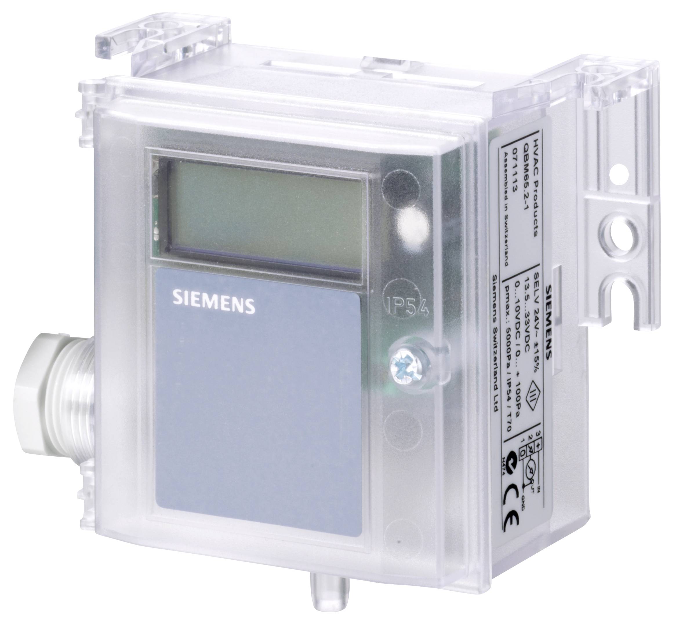 Siemens S55720-S242 Drukverschilsensor voor luchtkanaal-0