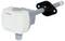 Siemens QPM2152/MO kanaal-gemonteerde sensor met probe en bevestigingsbeugel voor HVAC-luchtkwaliteitbewaking.