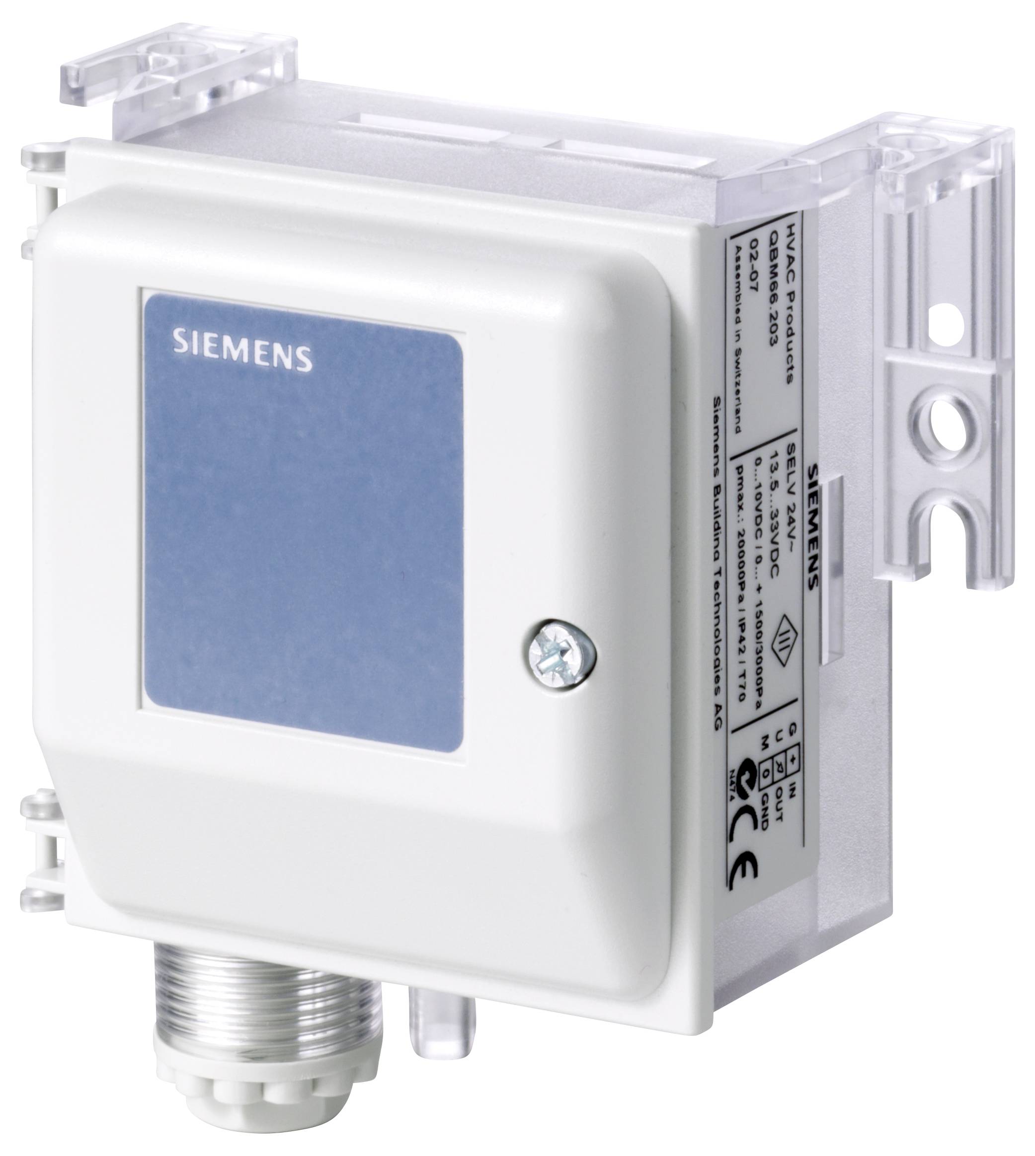 Siemens S55720-S560 Drukverschilsensor voor luchtkanaal-0