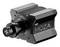 Zwarte MOZA R12 V2 direct-drive racingstuurwielbasis met koelvinnen en schachtbevestiging, weergegeven op een witte achtergrond.