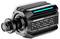 Zwarte MOZA R25 Ultra True Torque direct-drive simracingwieluitlijning met een gloeien cyaan accentstrip.