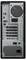 Achterkant van een desktopcomputertoren met het achterpaneel, ventilatieroostjes, uitbreidingssleuven, I/O-poorten en stromaansluiting.
