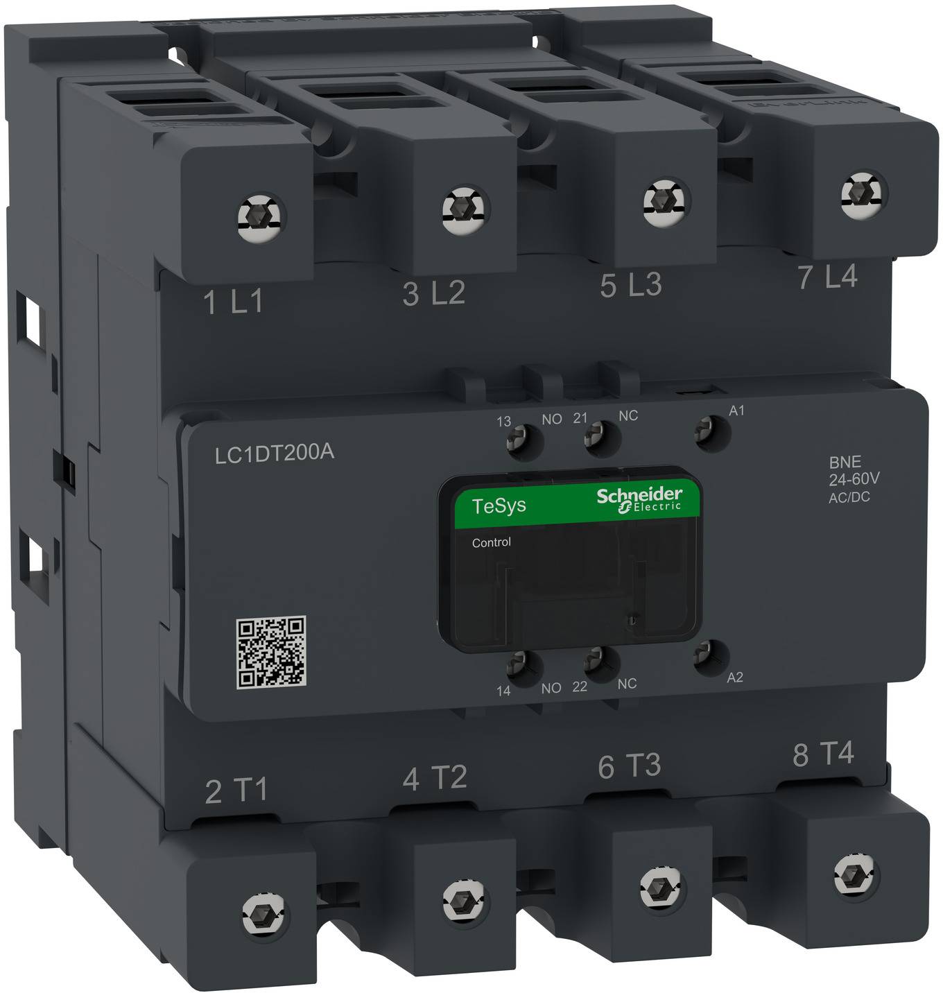 Schneider Electric LC1DT200ABNE Vermogensbeveiliging 4x NO Met hulpcontact Piece 1 stuk(s)