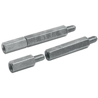 Schneider Electric NSYE1025 Zeskantige afstandshouder M5 hoogte 10 mm voor het verhogen van montageplaten 1 stuk(s)-0