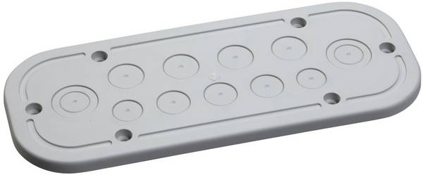 Schneider Electric NSYTSACRNC Kabelflensplaat voor CRN-kasten, 360x163 mm Kabelschroefbevestigingsplaat 1 stuk(s)
