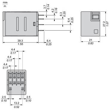 Schneider Electric RXM4LB2F7 Miniatuurrelais 10 stuk(s)-2
