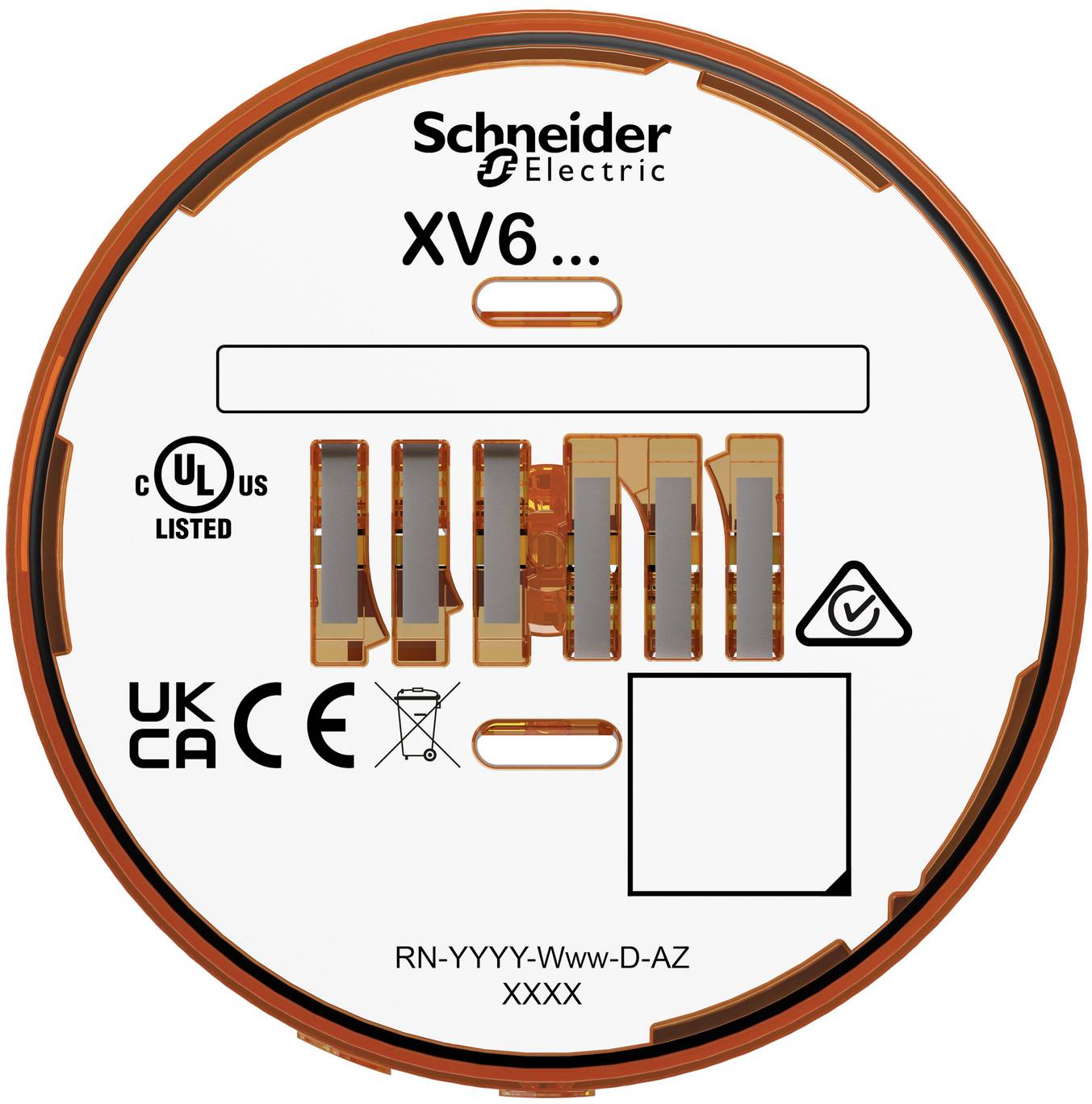 Schneider Electric Signaalzuilelement XV6C55 XV6C55 LED Groen 1 stuk(s)-4