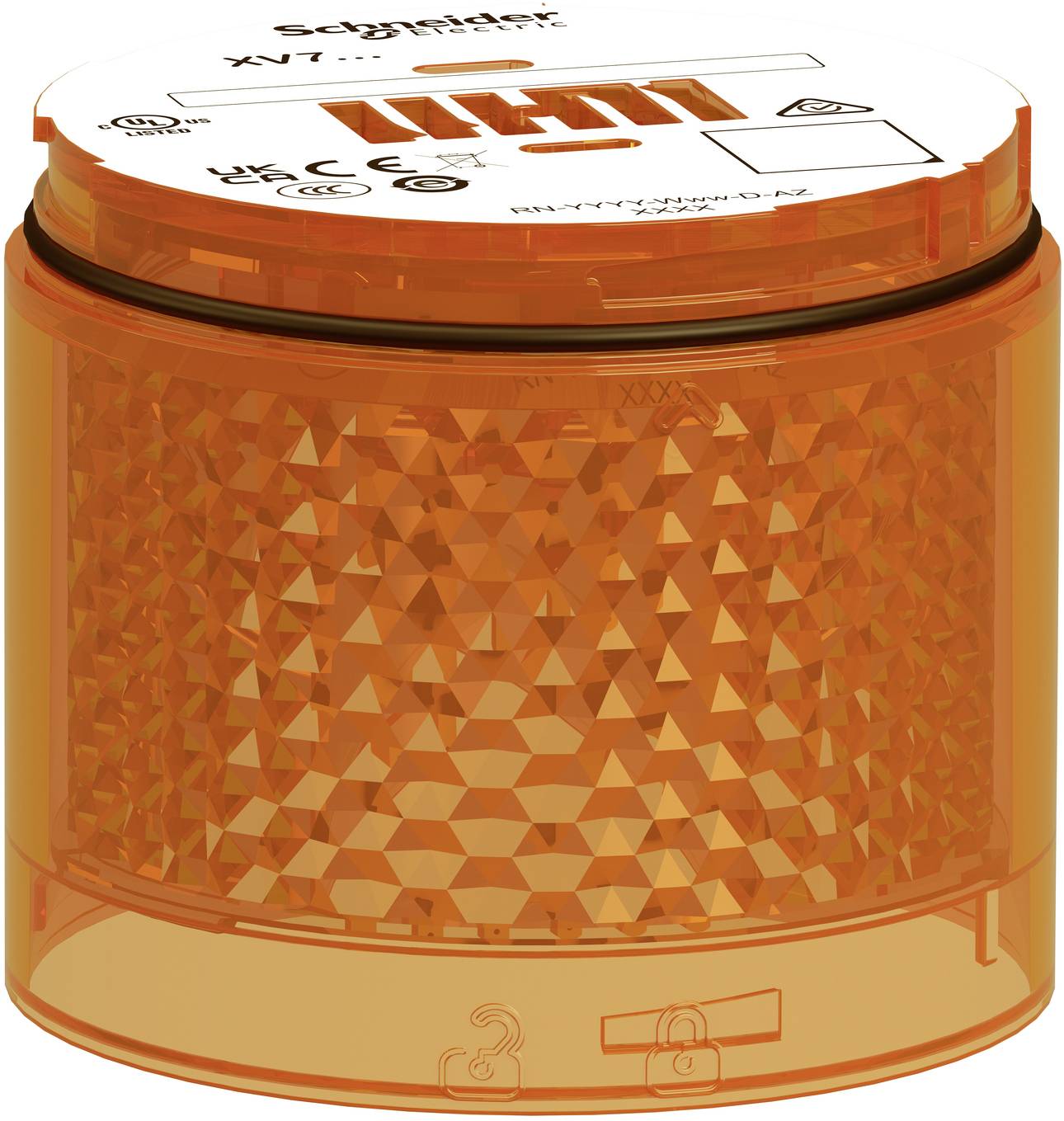 Schneider Electric Signaalzuilelement XVB7CR5 XVB7CR5 LED Oranje 1 stuk(s)