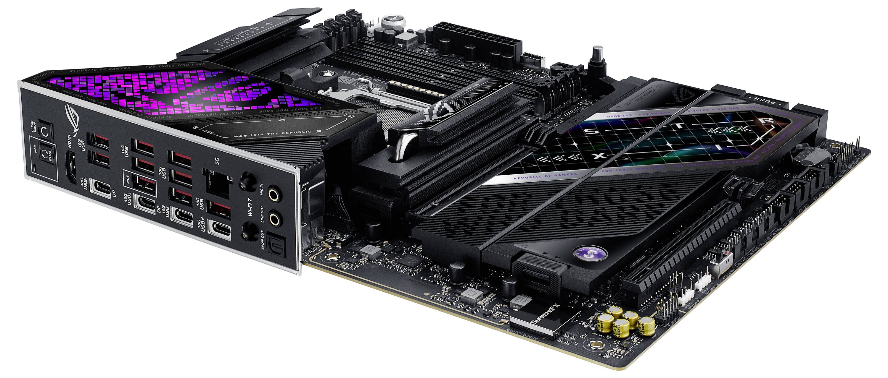 Asus ASUS ROG STRIX X870E-E GAMING WIFI7 NEO Moederbord Socket AMD AM5 Vormfactor ATX-9