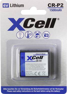 XCell  CR-P2 Fotobatterij Lithium 1500 6.0 V 1 stuk(s)