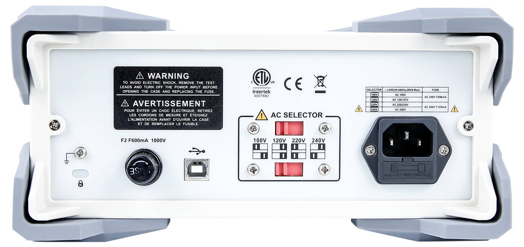 Uni-T UT8804E Bench multimeter Digitaal CAT II 600 V Weergave (counts): 59.999-2