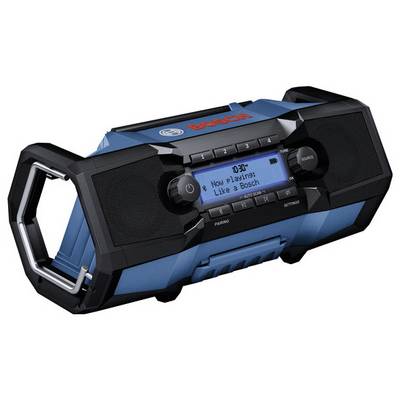 DAB+ radiologo met een gestileerd blauw radioapparaat in een afgeronde vierkante rand en de tekst 'DAB+' eronder.
