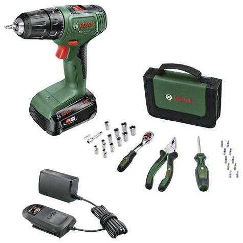 Bosch Home and Garden EasyDrill+1x2.0Ah+AL 18V-20+Handwerkzeug-Set 0615A500CG Gereedschapsset-0